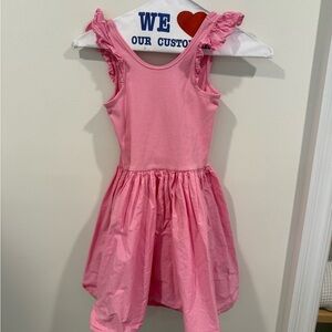 Molo Pink Ruffle Sleeve Dress